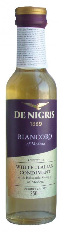 DE NIGRIS - Бальзамический уксус светлый Бианкоро - 250 мл.