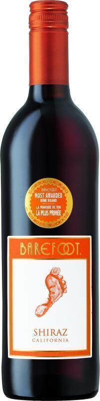 Вино красное Barefoot Shiraz California полусухое 0,75 л (США)