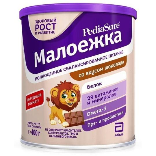 Питание PediaSure Малоежка со вкусом шоколада 400 г