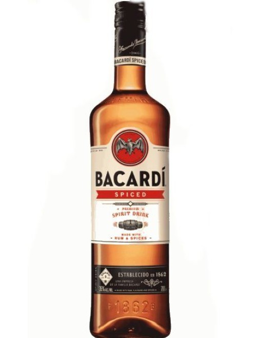 НАПИТОК BACARDI SPICED СПИРТНОЙ НА ОСНОВЕ РОМА 40% 0,5Л С/Б
