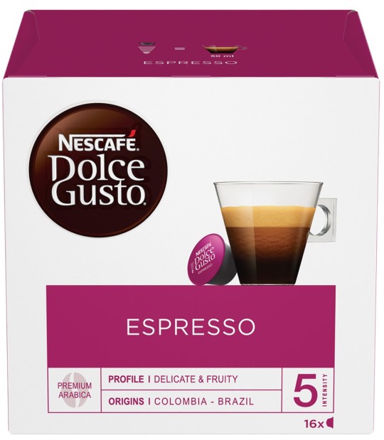 Кофе Nescafe Dolce Gusto эспрессо капсулы 16 шт