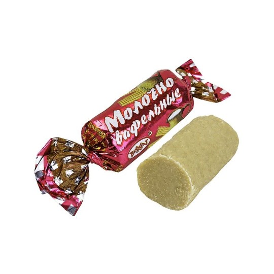 Конфеты молочно-вафельные Рахат, вес.