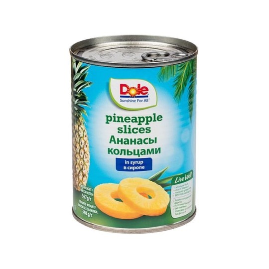 АНАНАСОВЫЕ КОЛЬЦА DOLE В СИРОПЕ 567ГР