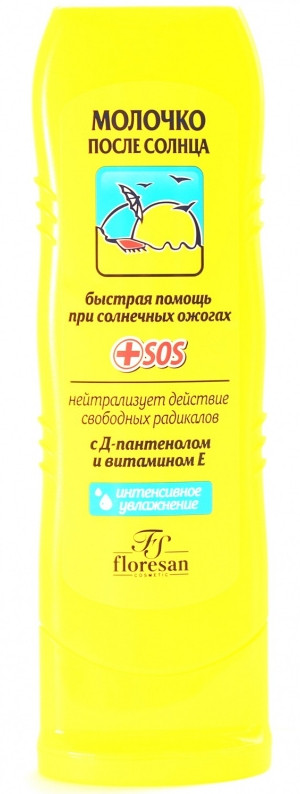 Молочко "После солнца" Floresan против ожогов, 125 мл