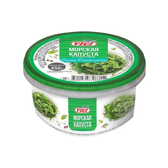 Салат VICI Капуста морская Сила Сахалина пл/банка 450г