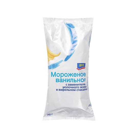 Мороженое ARO ванильное, 70 гр.