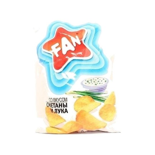 65Г ЧИПСЫ FAN СМЕТАНA ЛУК