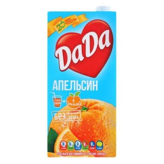 DaDa|Сок  апельсин 1,93 л