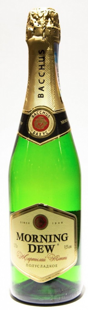 Шампанское Morning Dew Бахус полусладкое 9,5% 0,75 л. (Казахстан)