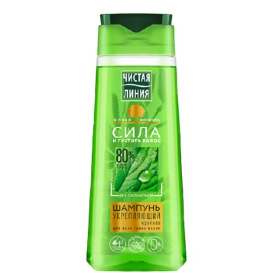 ЧИСТАЯ ЛИНИЯ| Шампунь для всех типов волос с крапивой 250мл