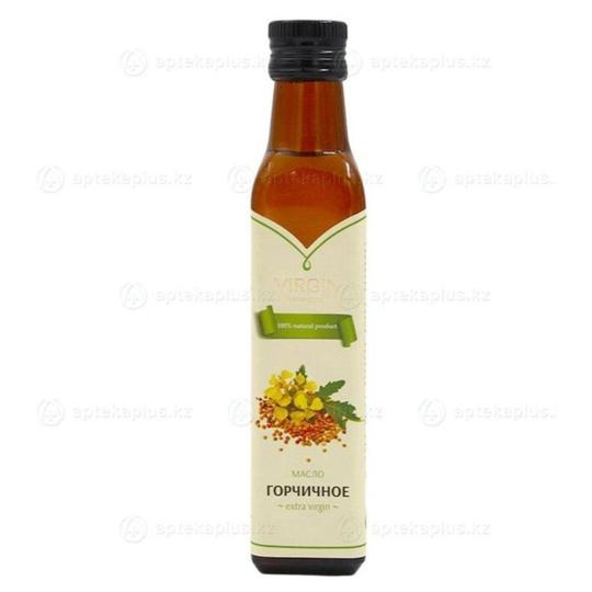 МАСЛО VIRGIN ORGANIC OIL ГОРЧИЧНОЕ НЕРАФИНИРОВАННОЕ 250 МЛ