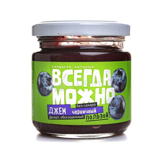 ДЖЕМ ВСЕГДА МОЖНО С/Б ЧЕРНИКА 200Г/6ШТ