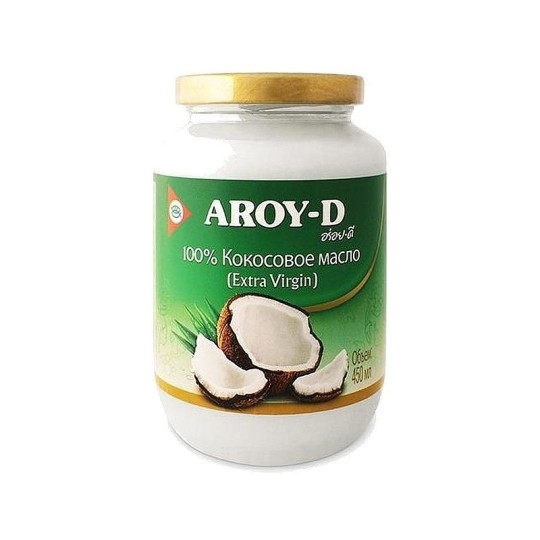Масло кокосовое AROY-D 450мл