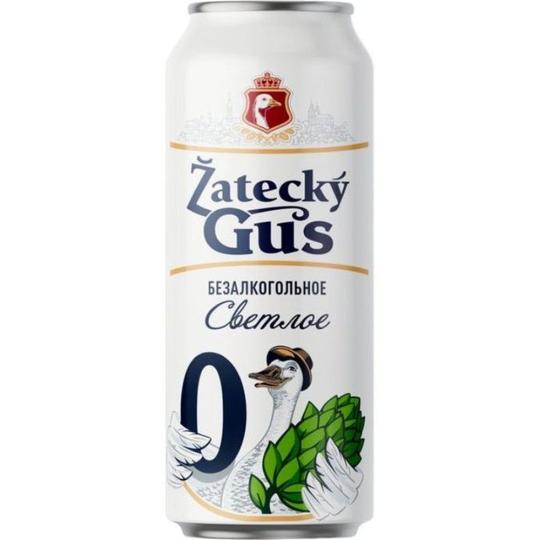 Пиво Zatecky Gus Б/Алкагол. Классическое 0,5 % 0,43 Л Ж/Бан.
