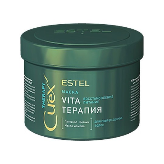  Маска  ESTEL  "Vita-терапия" для повреждённых волос CUREX THERAPY 500 мл