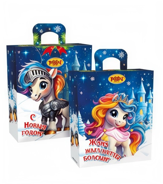 НОВГОДНИЙ ПОДАРОК РАХАТ МИЛЫЕ ПОНИ 500 ГР