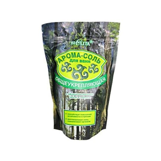 Арома-соль для ванны Bielita с эфирными маслами пихты и тимьяна 500 г