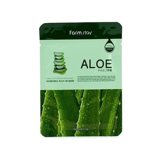 Маска для лица FARMSTAY алоэ 23 мл