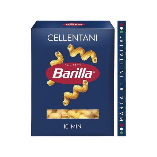 Макаронные изделия Barilla Cellentani n.297 из твёрдых сортов пшеницы, 450 г