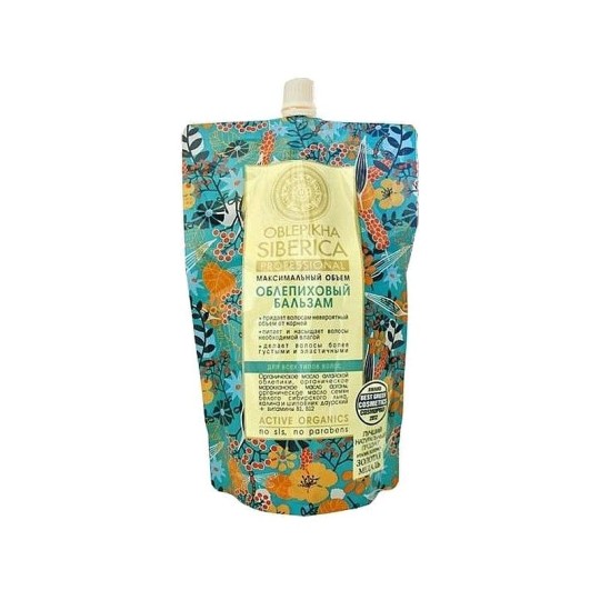 Oblepikha Siberica Бальзам Облепиховый для всех типов волос, 500 мл