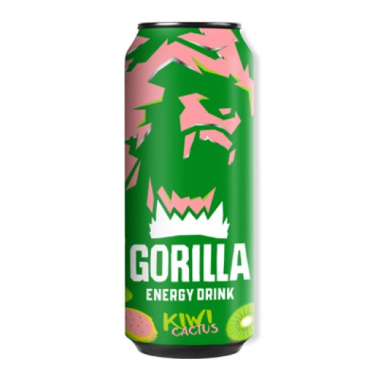 НАПИТОК ЭНЕРГЕТИЧЕСКИЙ GORILLA KIWI CACTUS 0,45 ЖБ