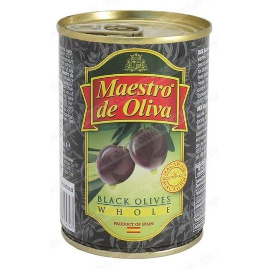 Маслины MAESTRO DE OLIVA с косточкой, 280г