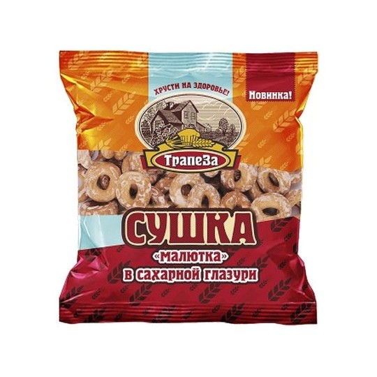 Сушка "Малютка" в сахарной глазури, ТРАПЕЗА  150 гр