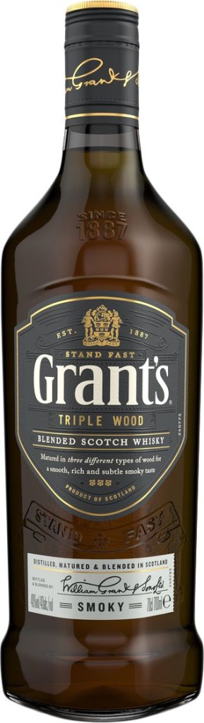 Виски "Grant's" Triple Wood Smoky, 40% 0.7 л