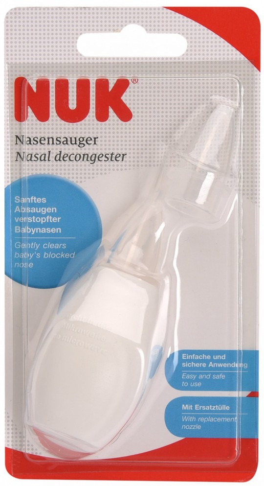 Аспиратор Nuk для чистки носа детский 