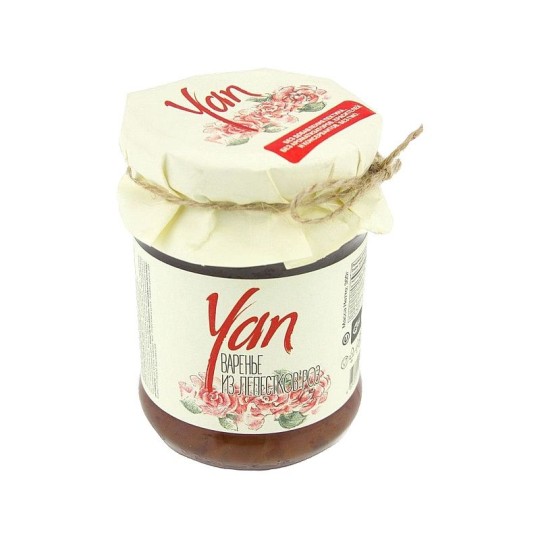ВАРЕНЬЕ YAN ЛЕПЕСТКИ РОЗ 300ГР