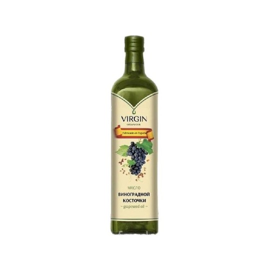 МАСЛО VIRGIN ORGANIC OIL ВИНОГРАДНОЙ КОСТОЧКИ РАФИНИРОВАННОЕ 250 МЛ