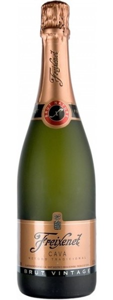 Вино игристое белое экстра брют Freixenet Cava Vintage Reserva Brut Nature 12% 0,75 л. (Испания)