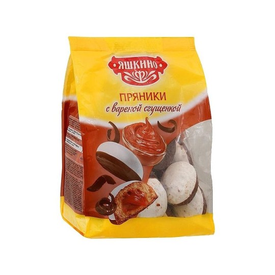 Пряники Яшкино с вареной сгущенкой, 350г
