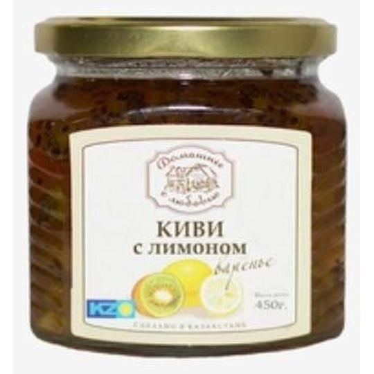 ВАРЕНЬЕ ДОМАШНЕЕ С ЛЮБОВЬЮ КИВИ С ЛИМОНОМ 450Г