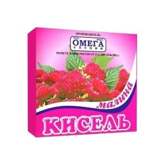Кисель "Малина" Омега 200 гр