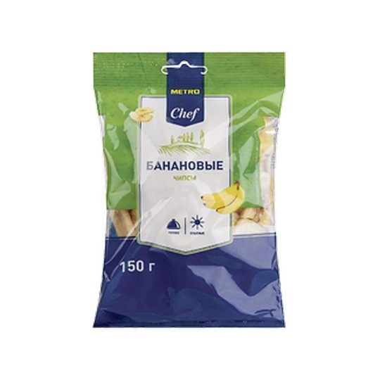 150Г ЧИПСЫ БАНАНОВ METRO CHEF
