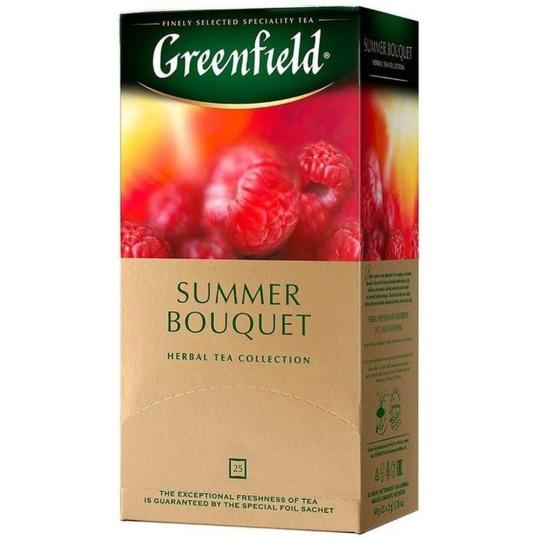 GREENFIELD| чай пакетированный "SUMMER BOUQUET"  25 пакетиков