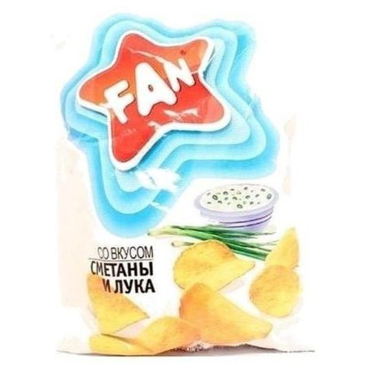 65Г ЧИПСЫ FAN СМЕТАНA ЛУК