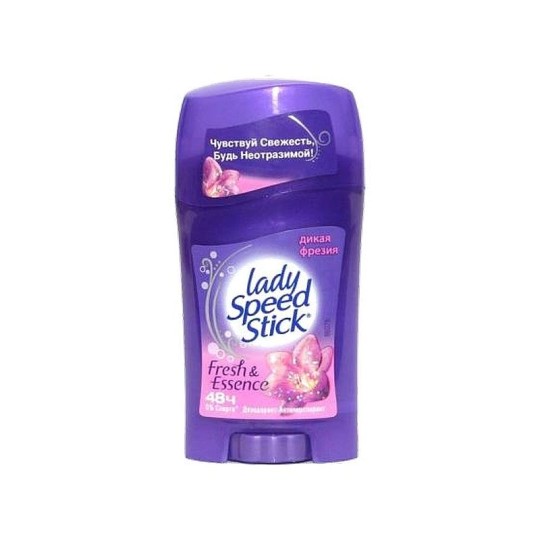 Lady Speed Stick Fresh & Essence с экстрактом Дикой Фрезии твердый дезодорант-антиперспирант женский, 45 г
