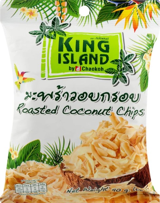 Кокосовые чипсы King Island Натуральные 40г