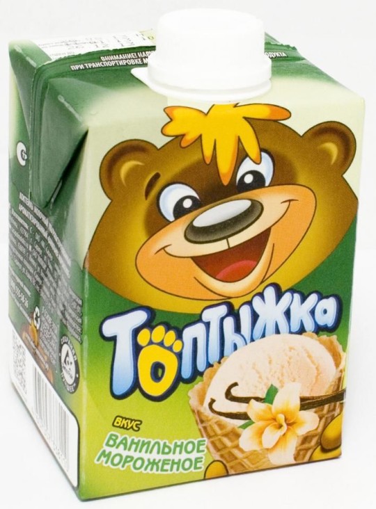 200Г Коктейль молочный Ванильное мороженое 3,2% Топтыжка