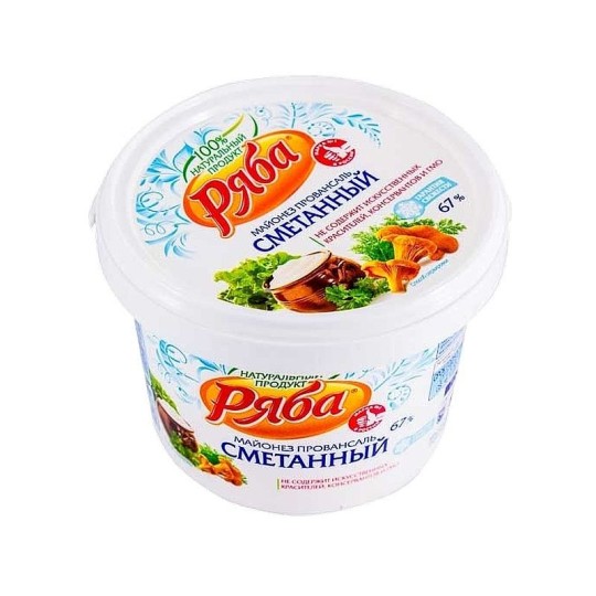 Майонез "Ряба" Провансаль сметанный, 67%, 670 гр, ведро