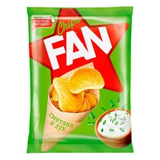 65Г ЧИПСЫ FAN СМЕТАНA ЛУК