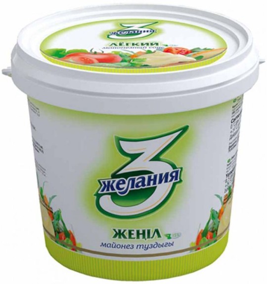 Майонез 3 желания легкий 800 г