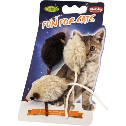 Игрушка Nobby Мышка плюшевая 5см