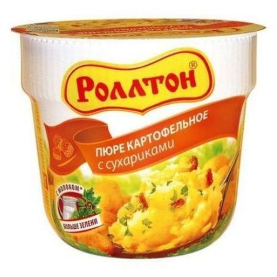 Пюре картофельное РОЛЛТОН С сухариками 40 Г