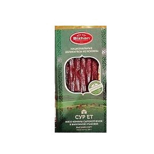 СУР ЕТ "БИЖАН" Мясо конины сырокопченое в вакуумной упаковке,  100 гр