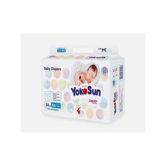 ПОДГУЗНИКИ YOKOSUN COMFORT NB 34 2-5КГ
