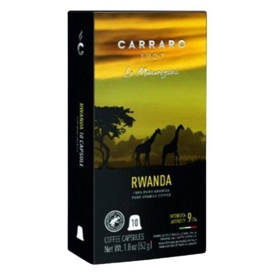 Кофе в капсулах системы Nespresso Carraro RWANDA 10 шт.