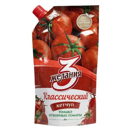 3ЖЕЛАНИЯ| Кетчуп классический  250 гр